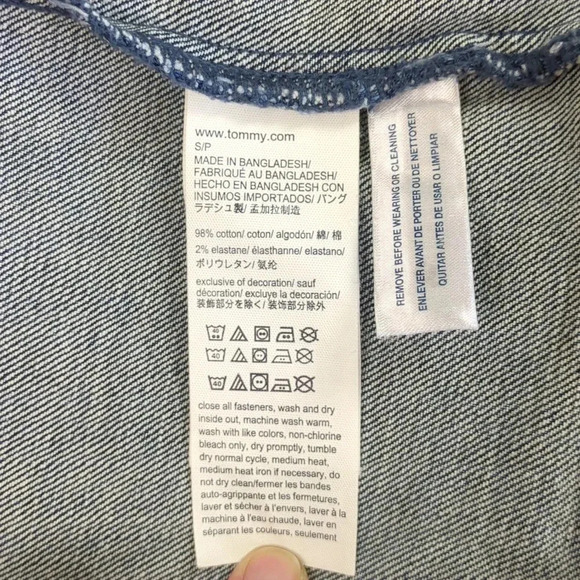 Tommy Hilfiger Denim Ladies Jean Jacket - Picture 6 of 7